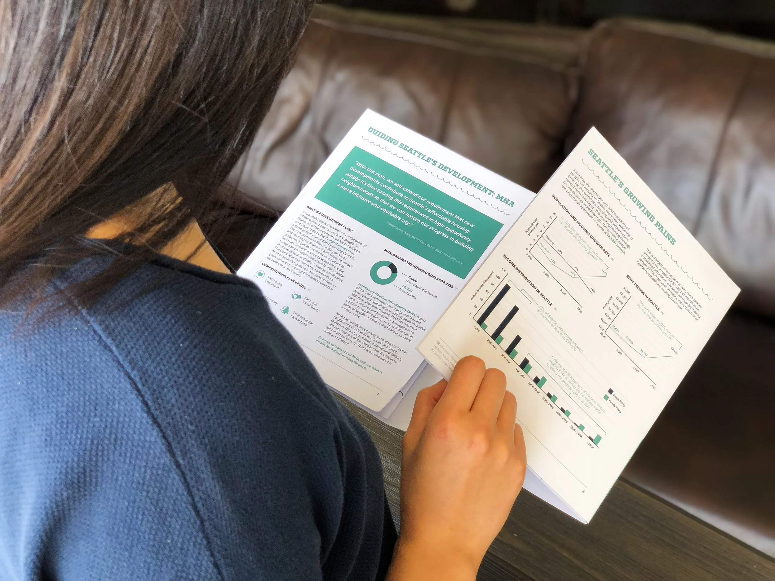 The unfolding process ensures that readers experience the information in a specific way.