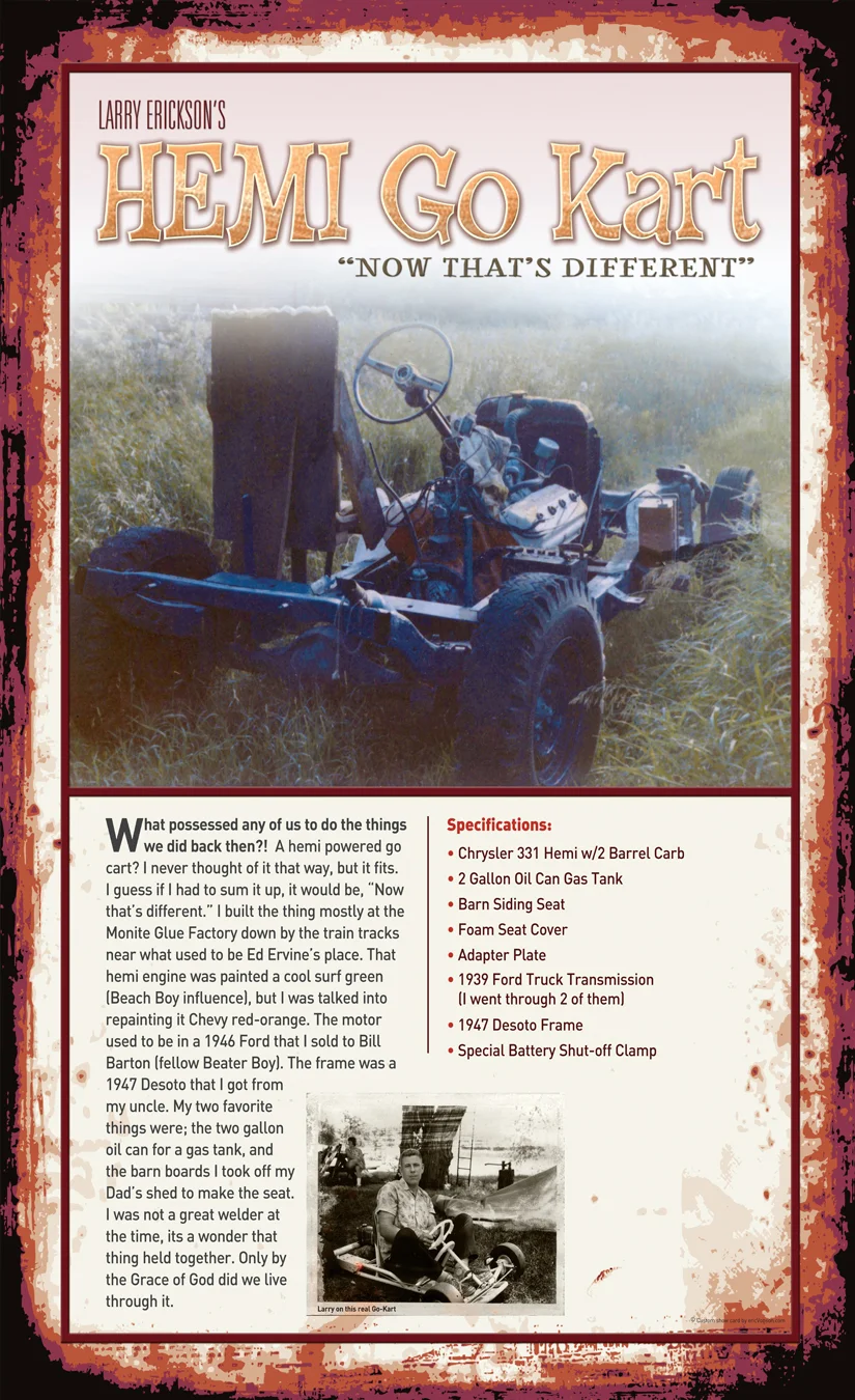 Demi Go Kart – 1947 Desoto frame