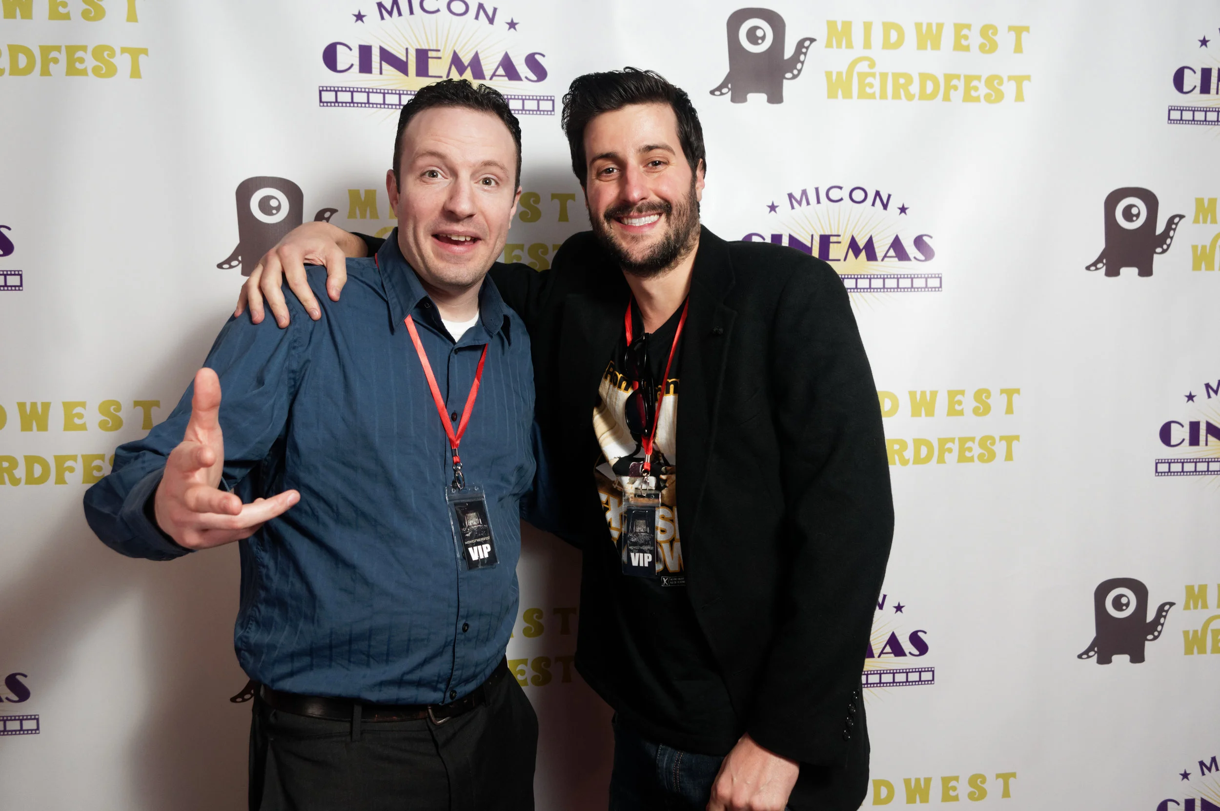 Michael J. Widger and Kenin Losani co-directors of OFFICER PIGSLEY. (Photo by Luong Huynh)