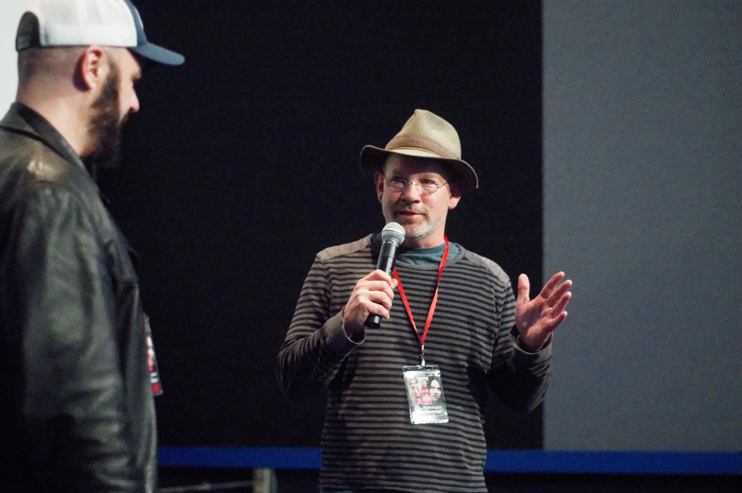 Ted Michaels introducing his award winning film TANGOBORN MENCLENTY at MidWest WeirdFest 2019.