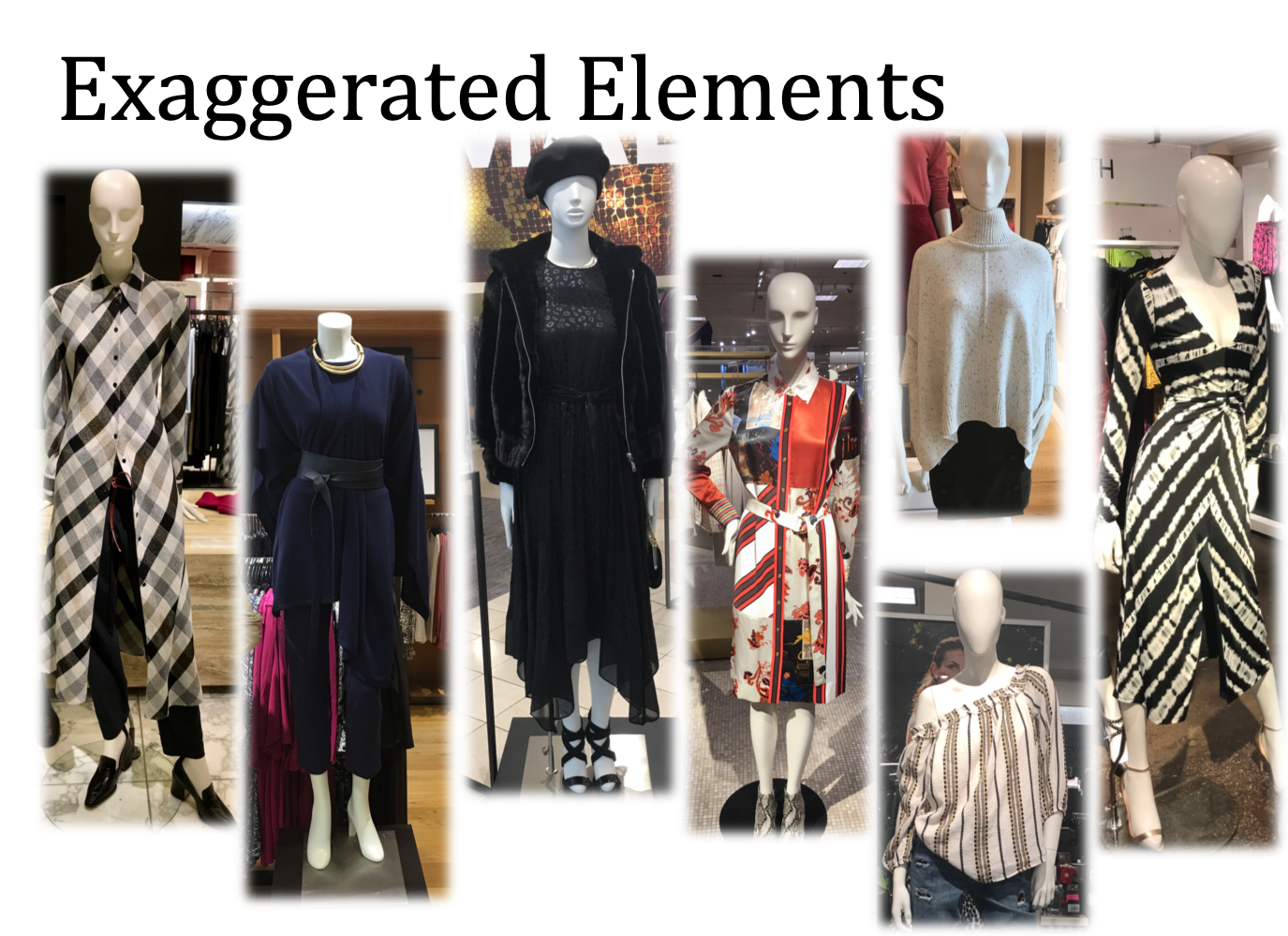 Interesting hem lines and lengths, unconventional pairings and prints, its all on trend.