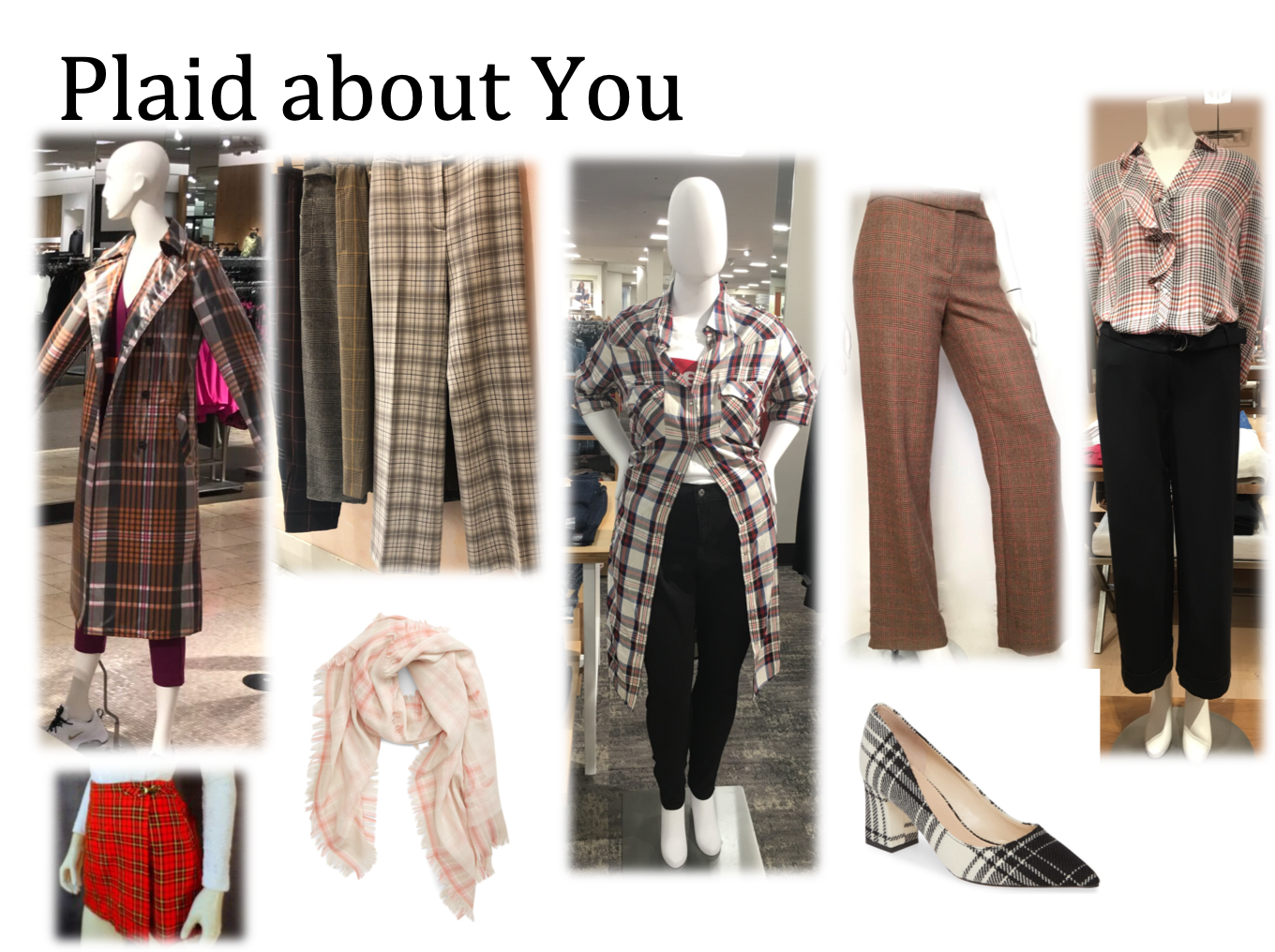 Where better to play with plaid than the PNW. From shoes to coats and everything in between, look for new colors and fabrics.