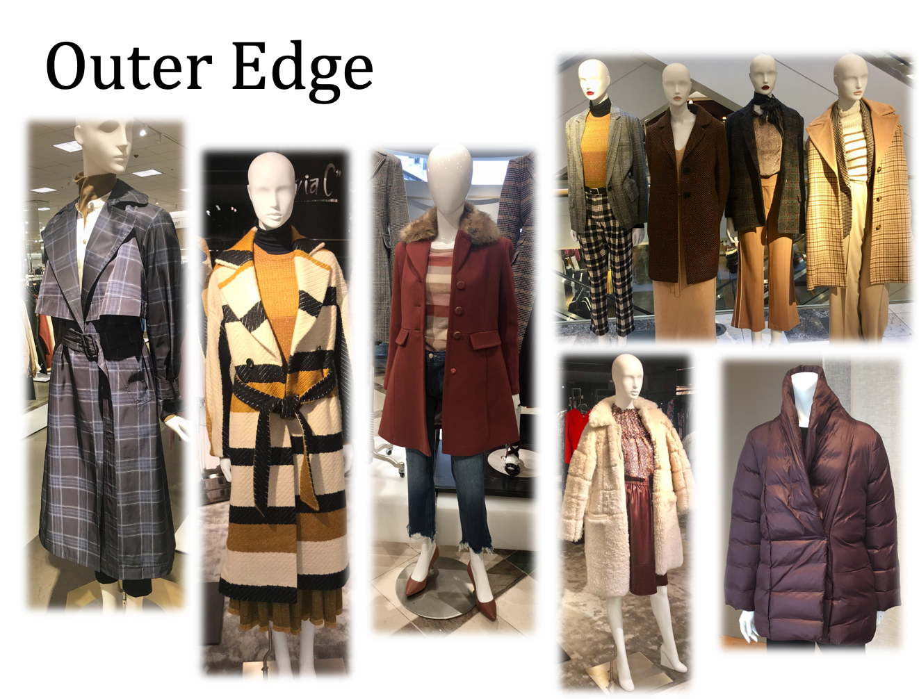 Statement coats in bold colors, prints and textures. There is something for everyone.