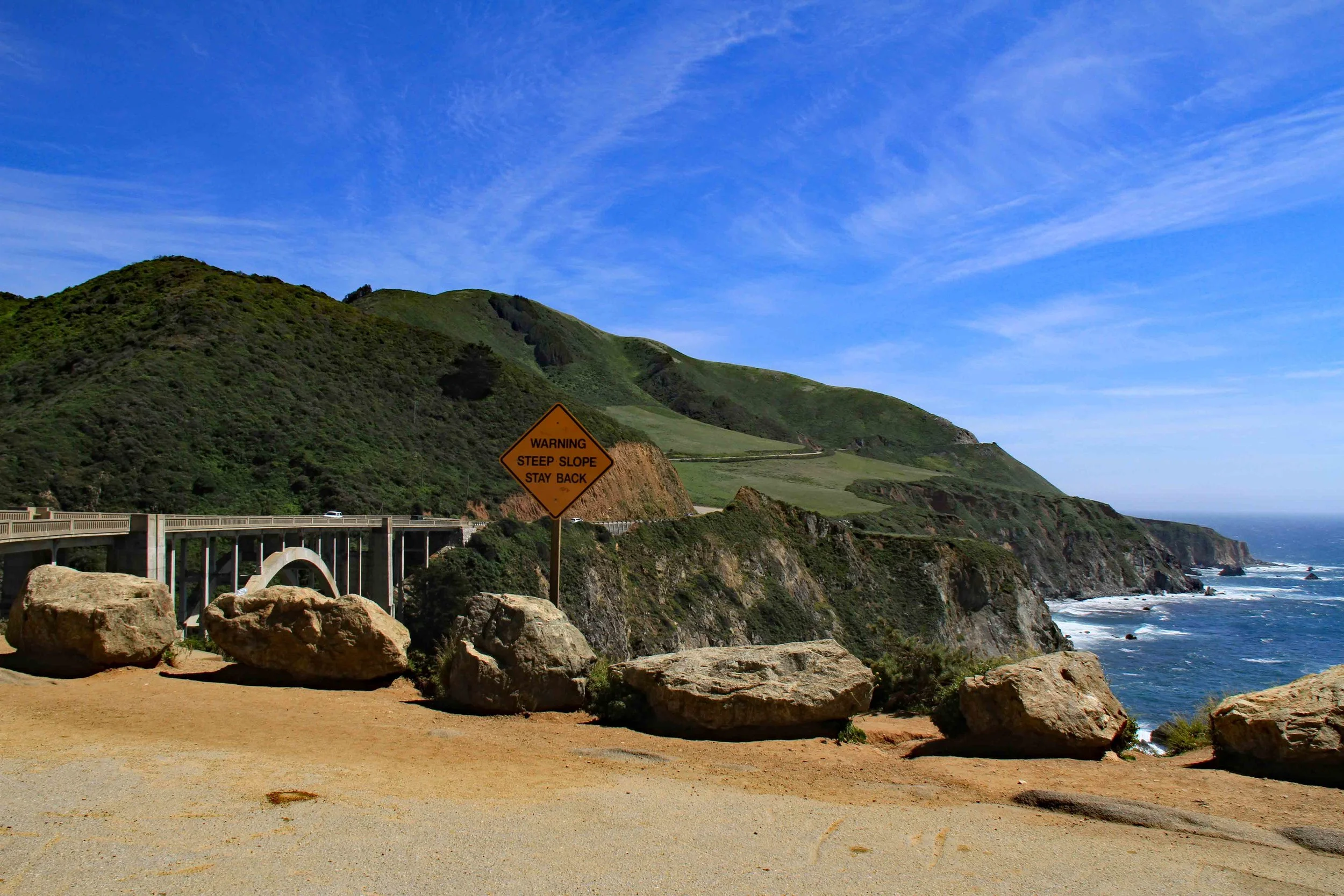Bixby Bridge, Pacific Coast HWY, California USA 2017