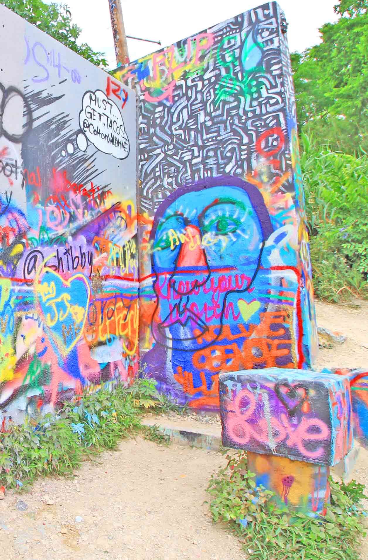 The Love Graffiti Wall, Austin, Texas USA 2018