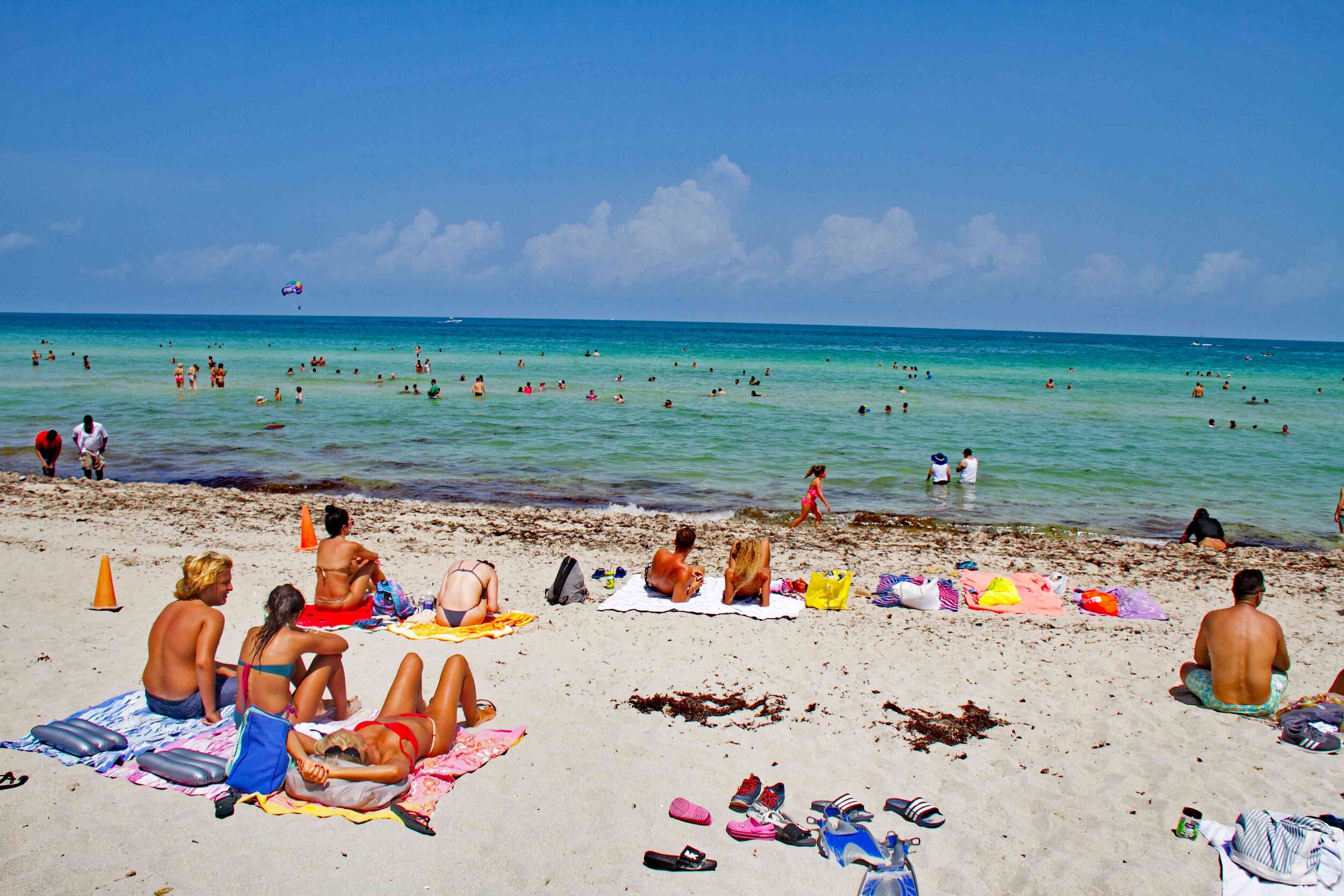 A Day at the Beach I, South Beach, Miami Beach, Florida USA 2018