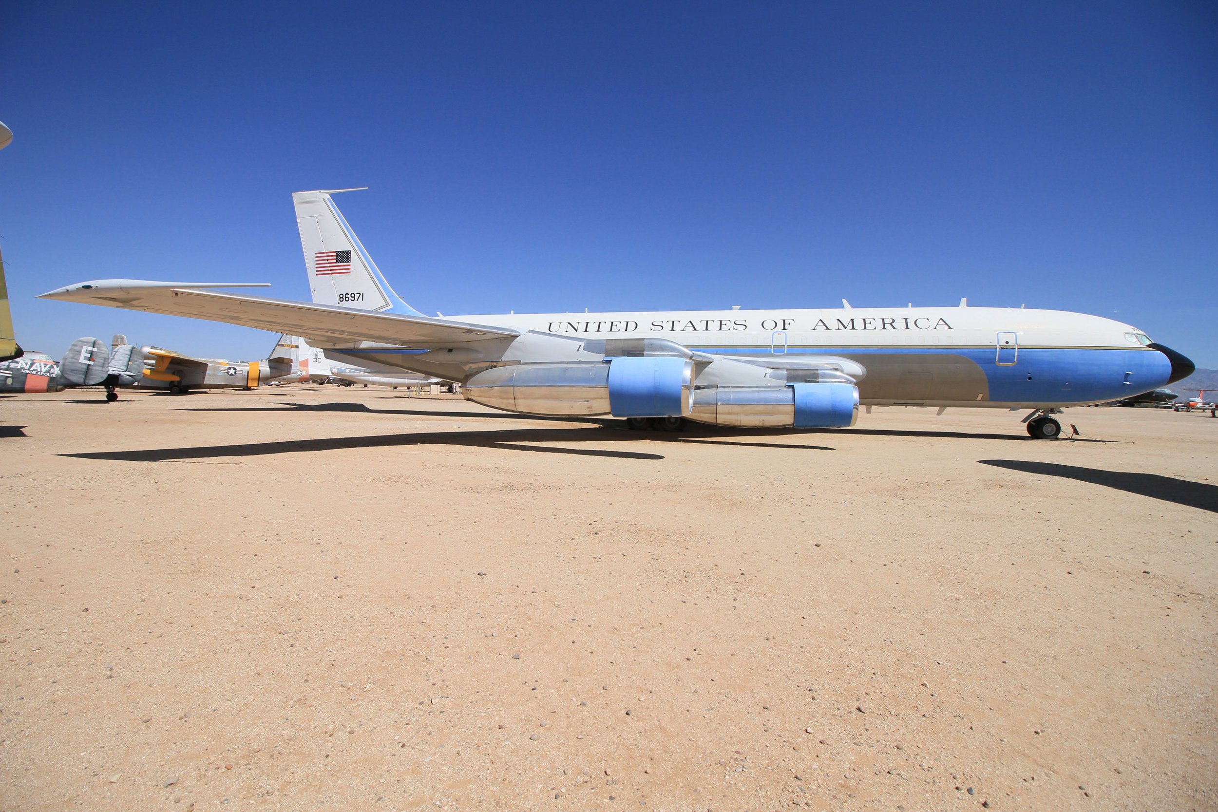 Boeing VC -137B Stratoliner. Pima, Arizona USA 2022