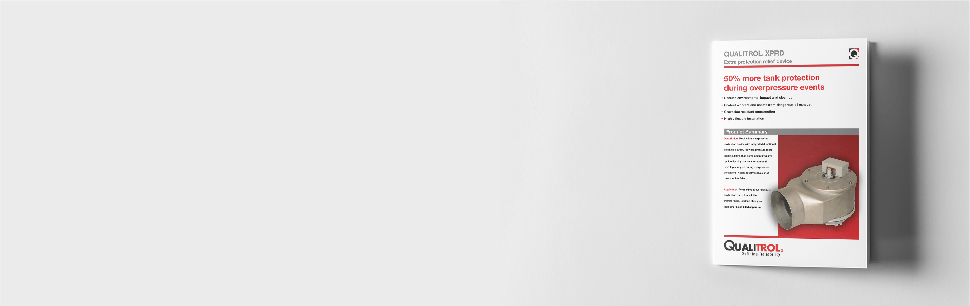 Qualitrol XPRD Extra Protection Pressure Relief Device banner.png