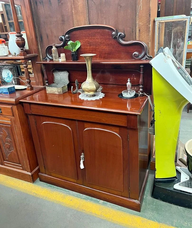 Cedar Chiffonier With Carved top