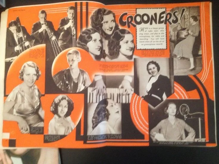 Crooning was a new soft style of singing only made possible by the microphone.