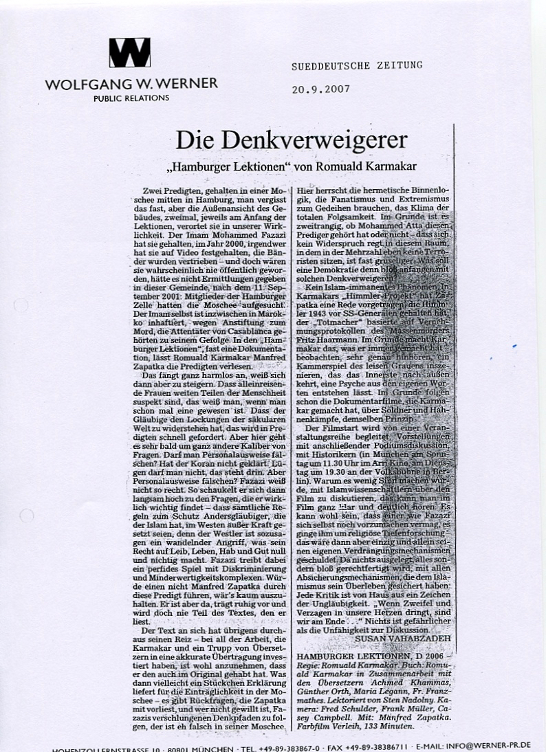 Die Denkverweigerer