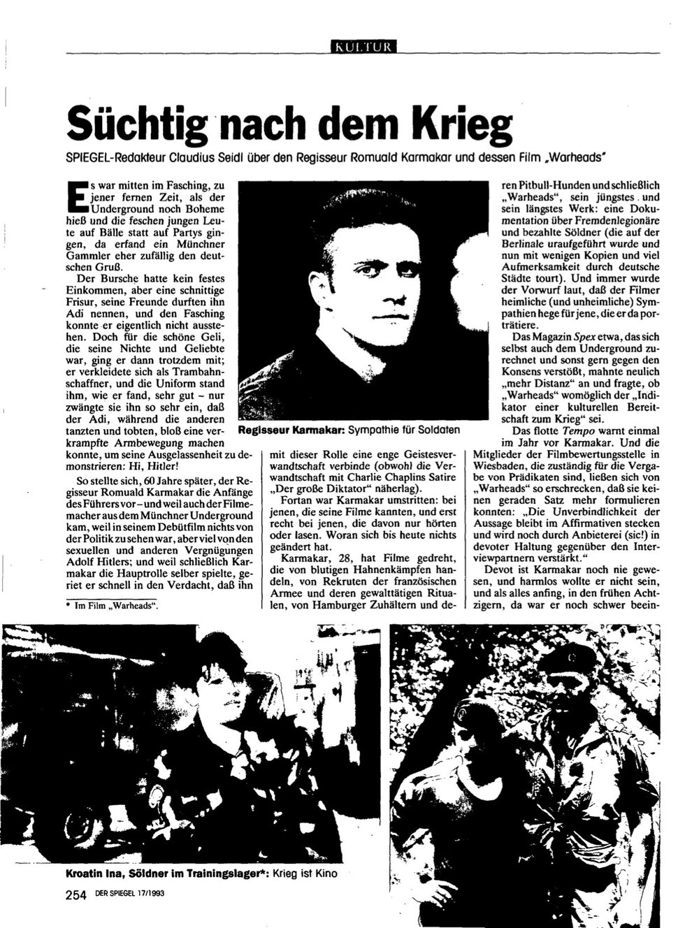 Süchtig nach dem Krieg