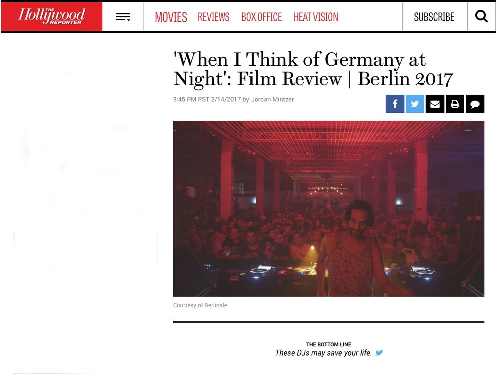 IF I THINK OF GERMANY AT NIGHT: Film Review / Berlin 2017