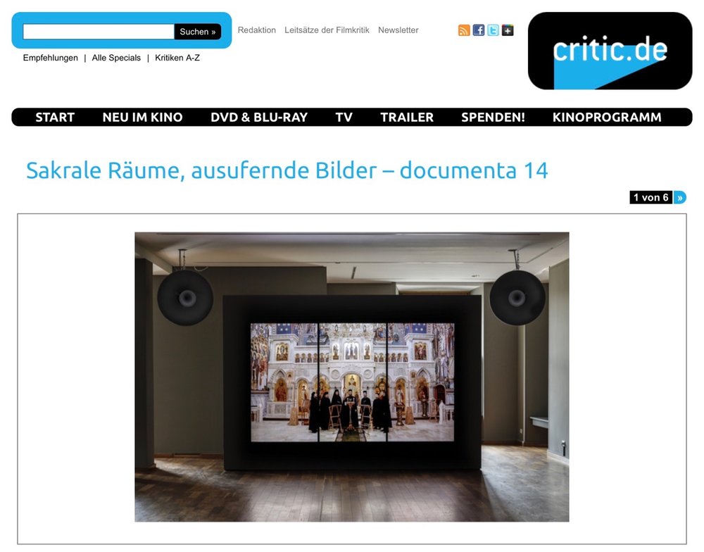 Sakrale Räume, ausufernde Bilder – documenta 14