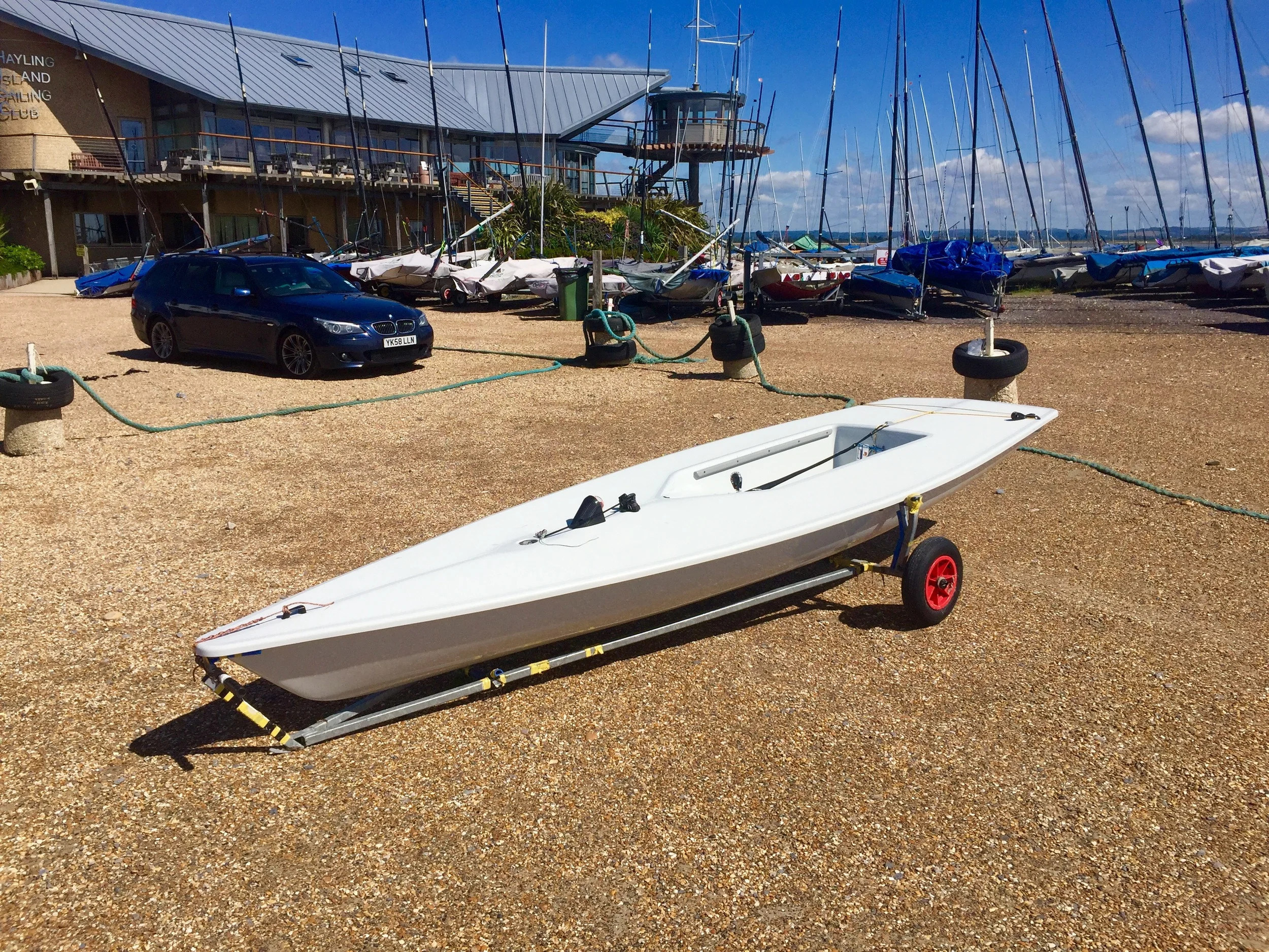 After a solid day of boat maintenance my boat was looking good! 