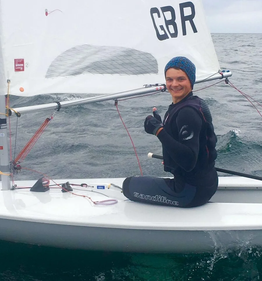 After my first ever race win at the World Championships!