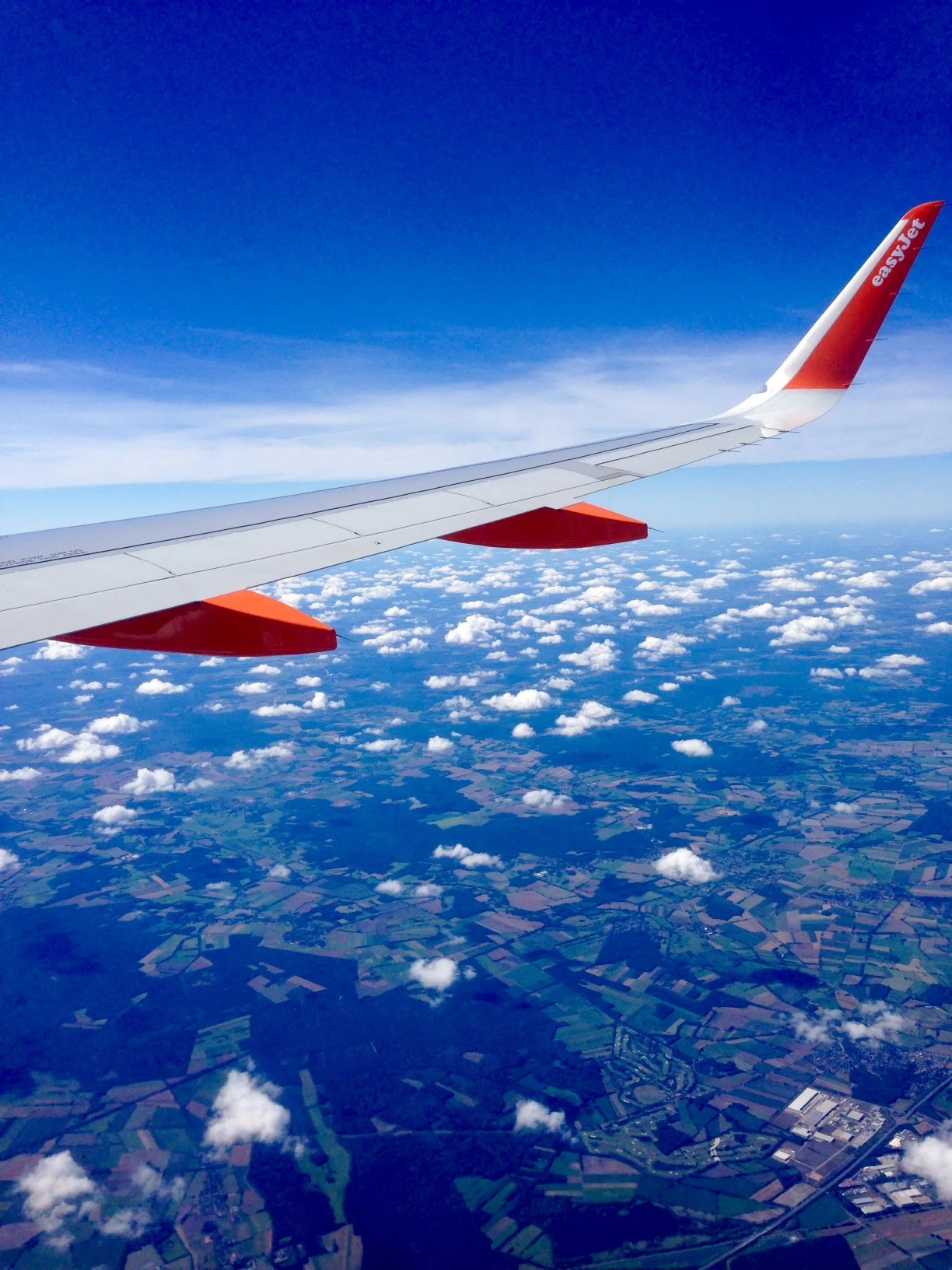 Flying from Kiel, Germany, to Split in Croatia.