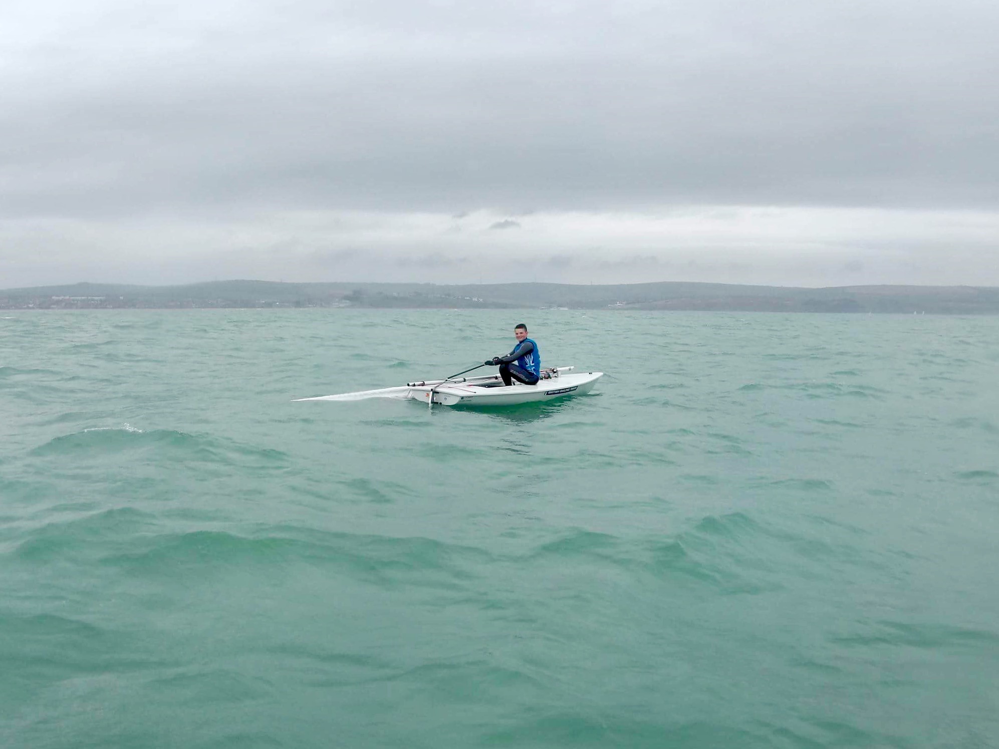 You know you are pushing hard when the boat breaks before you do!