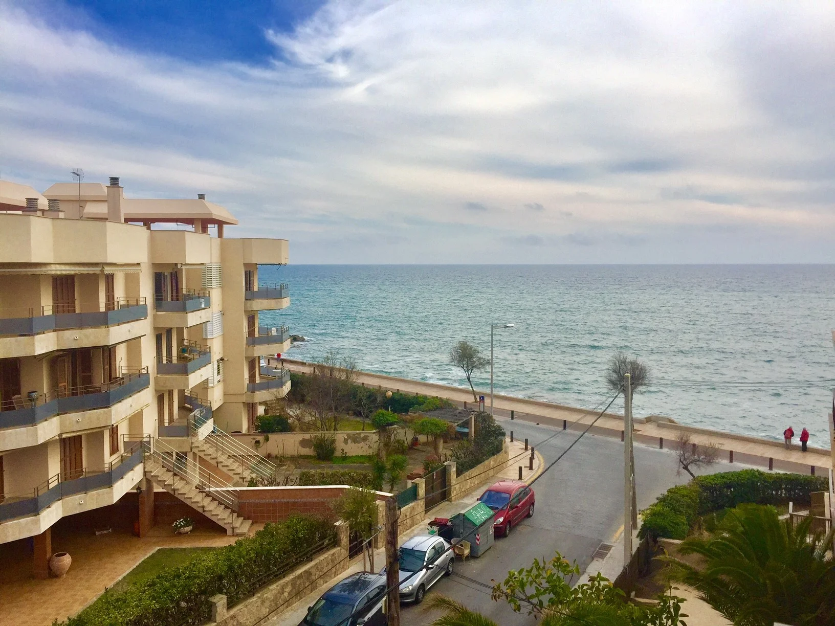 The lovely view from our apartment.