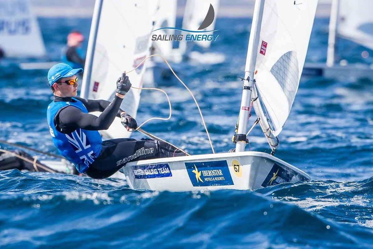 About to round the windward mark in 2nd place.