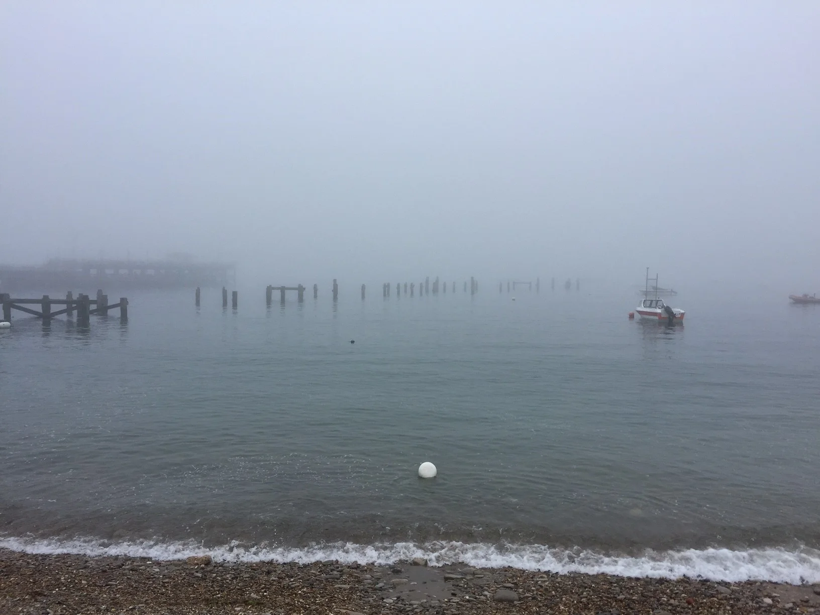 Returning back home to Swanage thick fog greeted me - no sailing :(