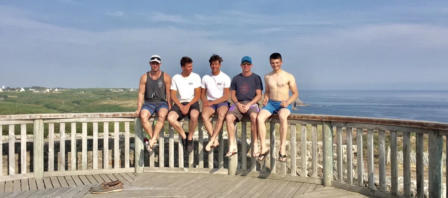 We then had a team photo - Alex, Jack, Dan, Dre and I.
