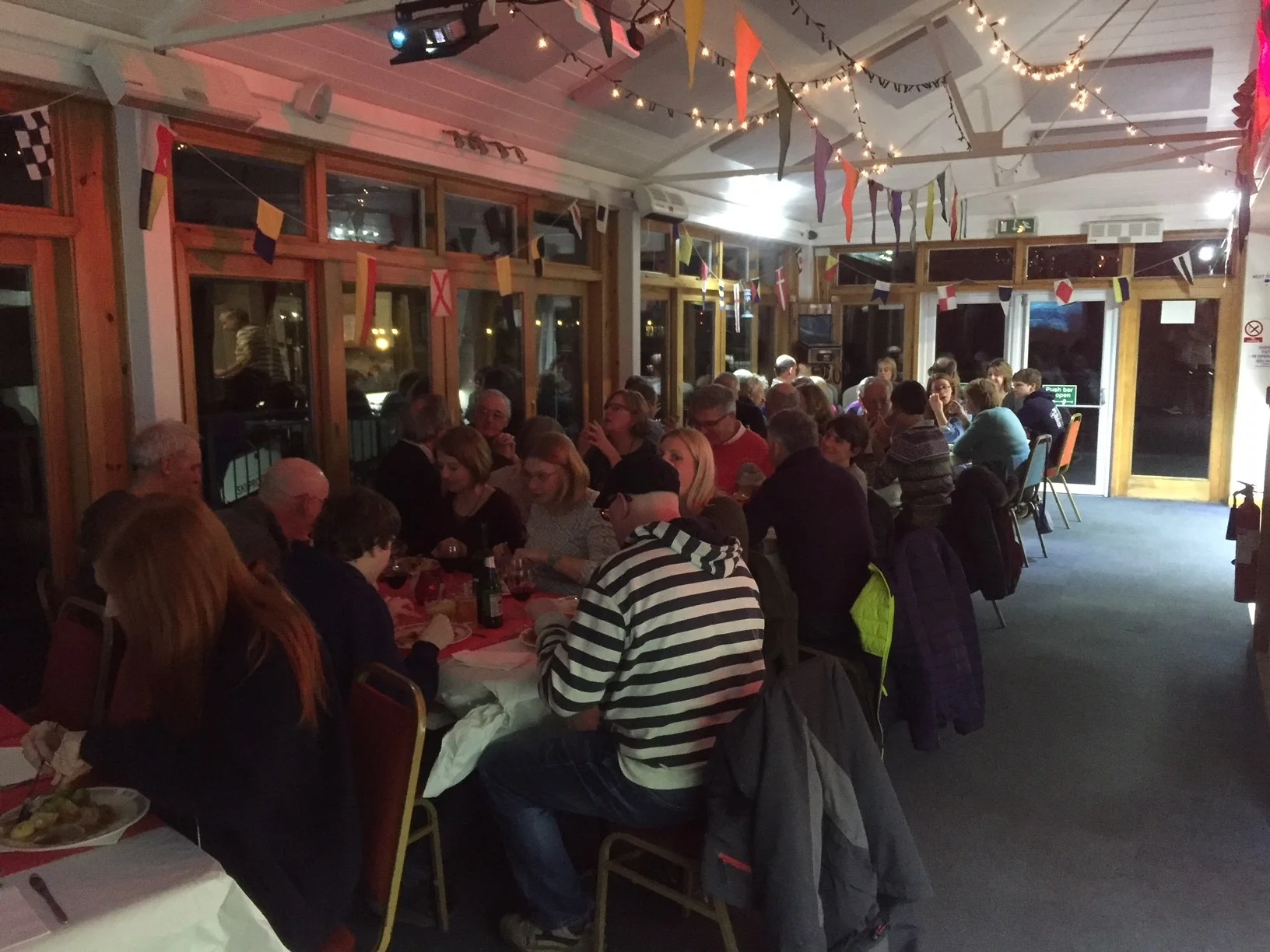 Dinner served at the Sam Whaley Sailing Dinner!
