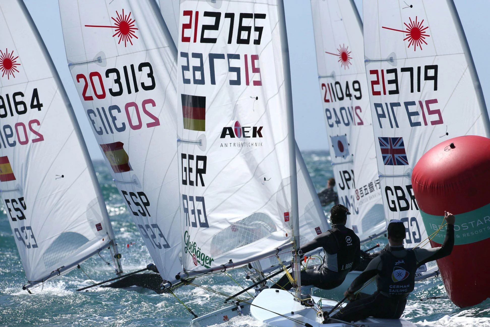 I sailed well on the windy day of racing.