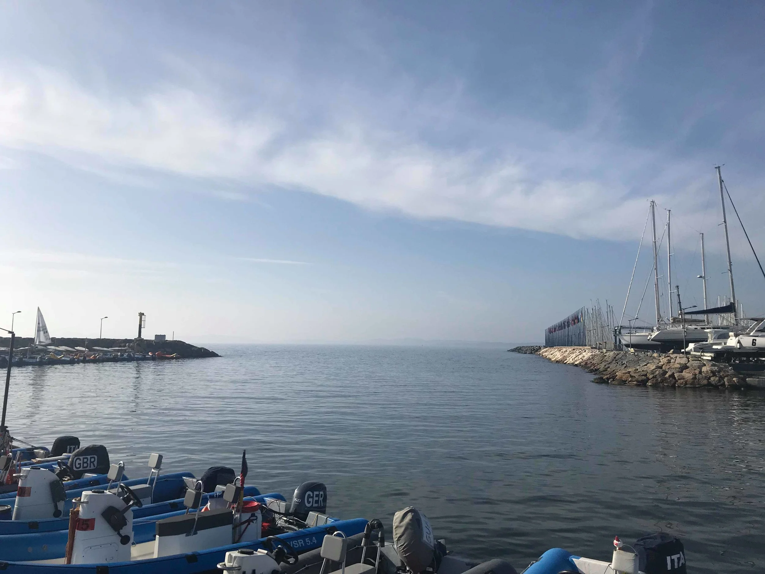 It was very hot when I arrived in Hyeres and I quickly realised how well run and organised the World Cup program is. It really did seem like the perfect event!