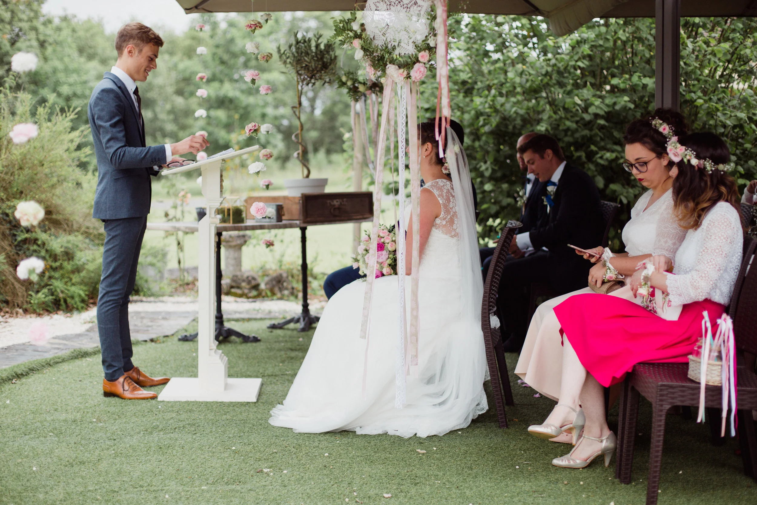 Mariage Domaine de la Roseraie Brantome Dordogne Photographe Bordeaux Pauline Maroussia P.