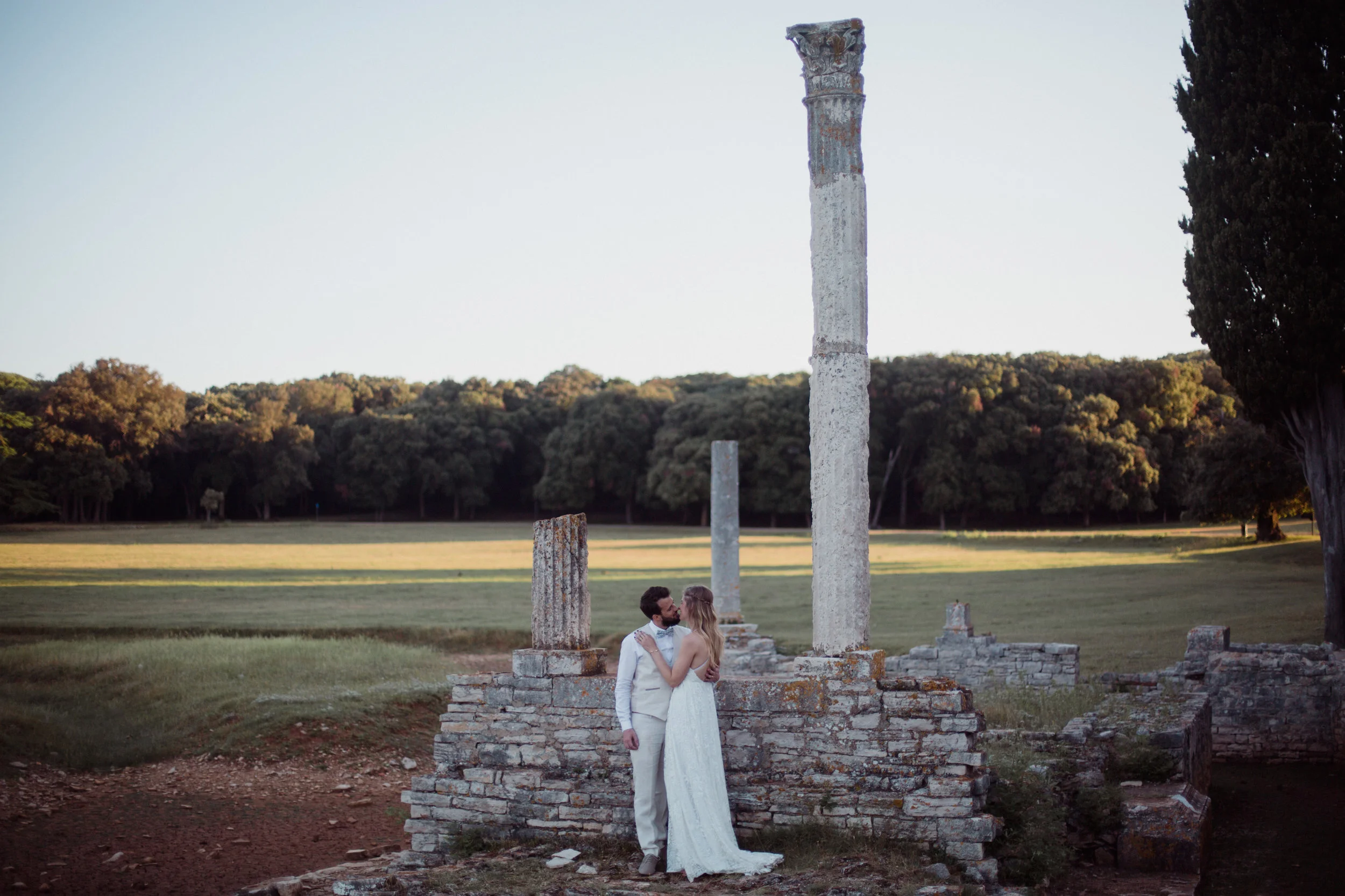 Un mariage sur l'île de Brijuni en Croatie