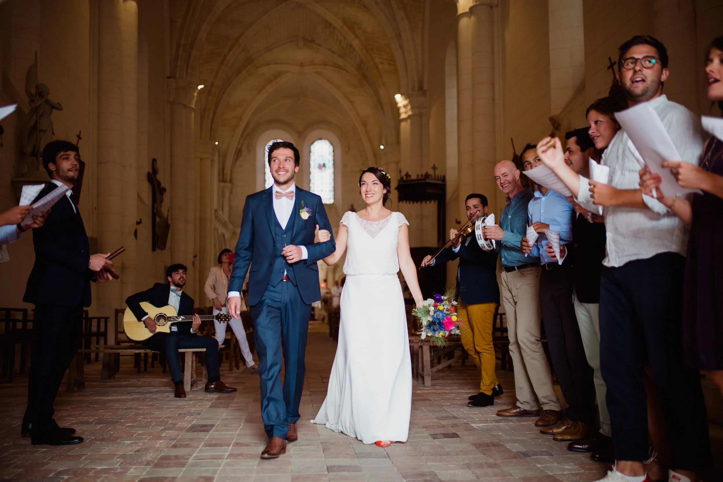 Un mariage coloré en Charente au Grenier des Saveurs