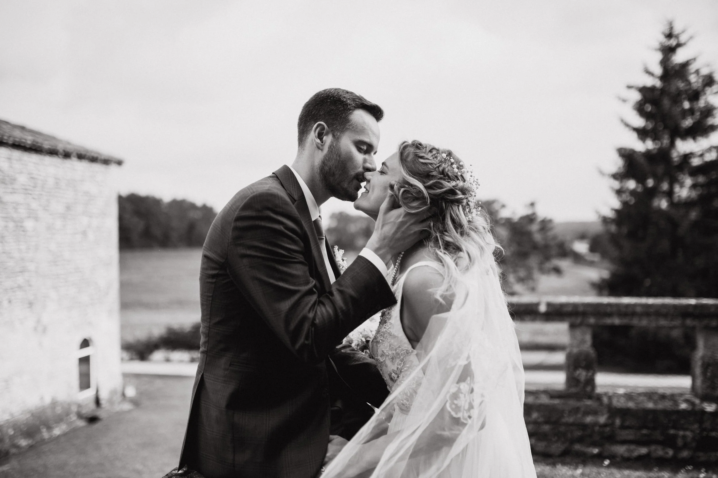 Un mariage au Logis de Bournet, à côté d'Angoulême. 