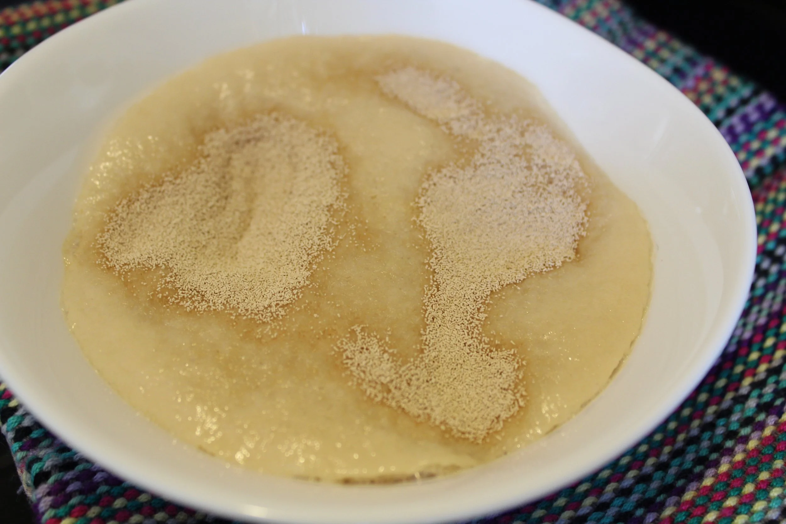 Half-risen yeast