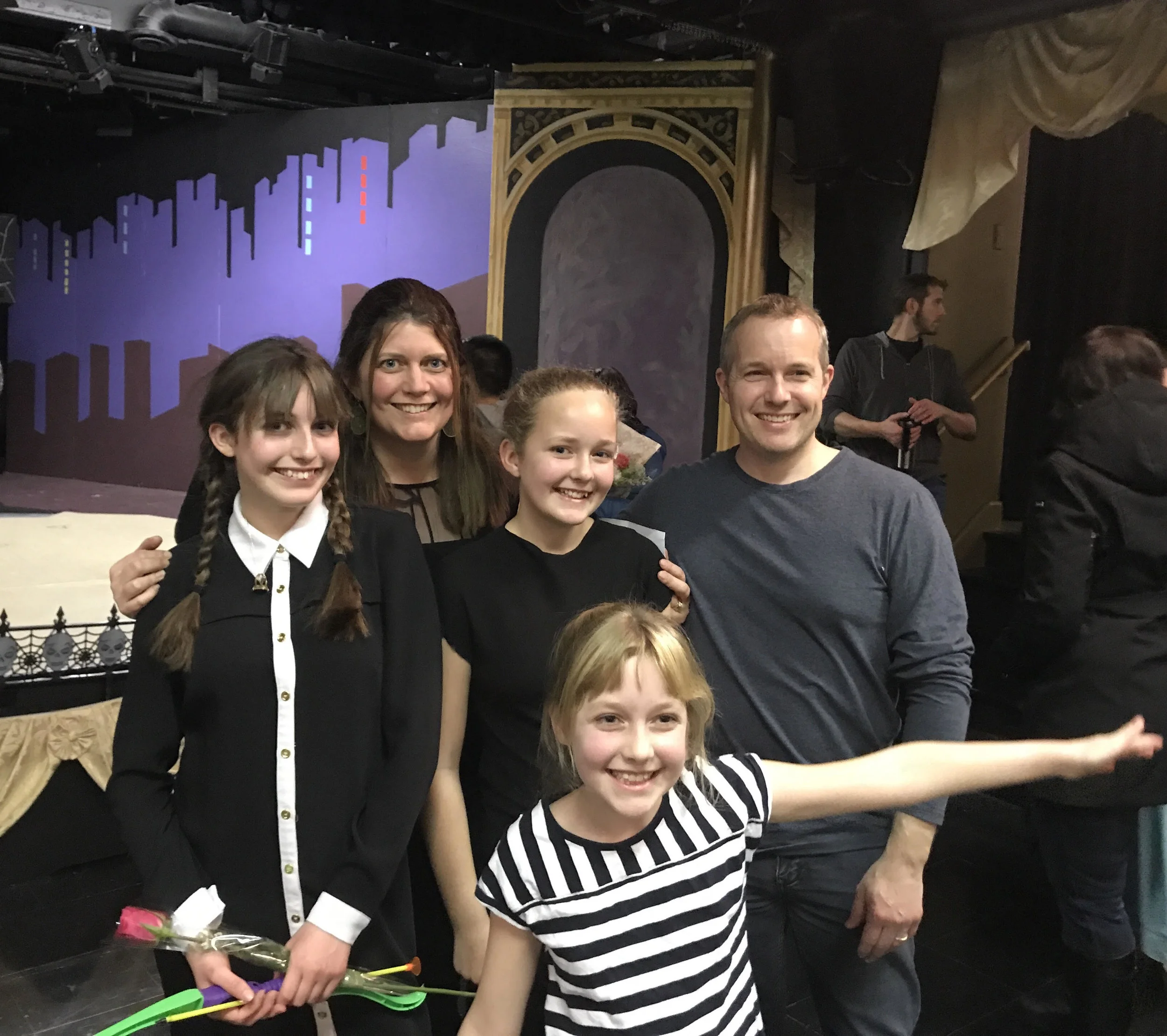 The Langille Family enjoy both attending local performances - as well as being part of them!