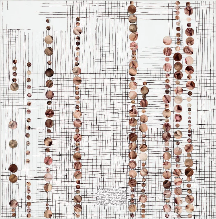   The Logic of Loss  oil and ink on wood panel, 20x20 inches ©2015 