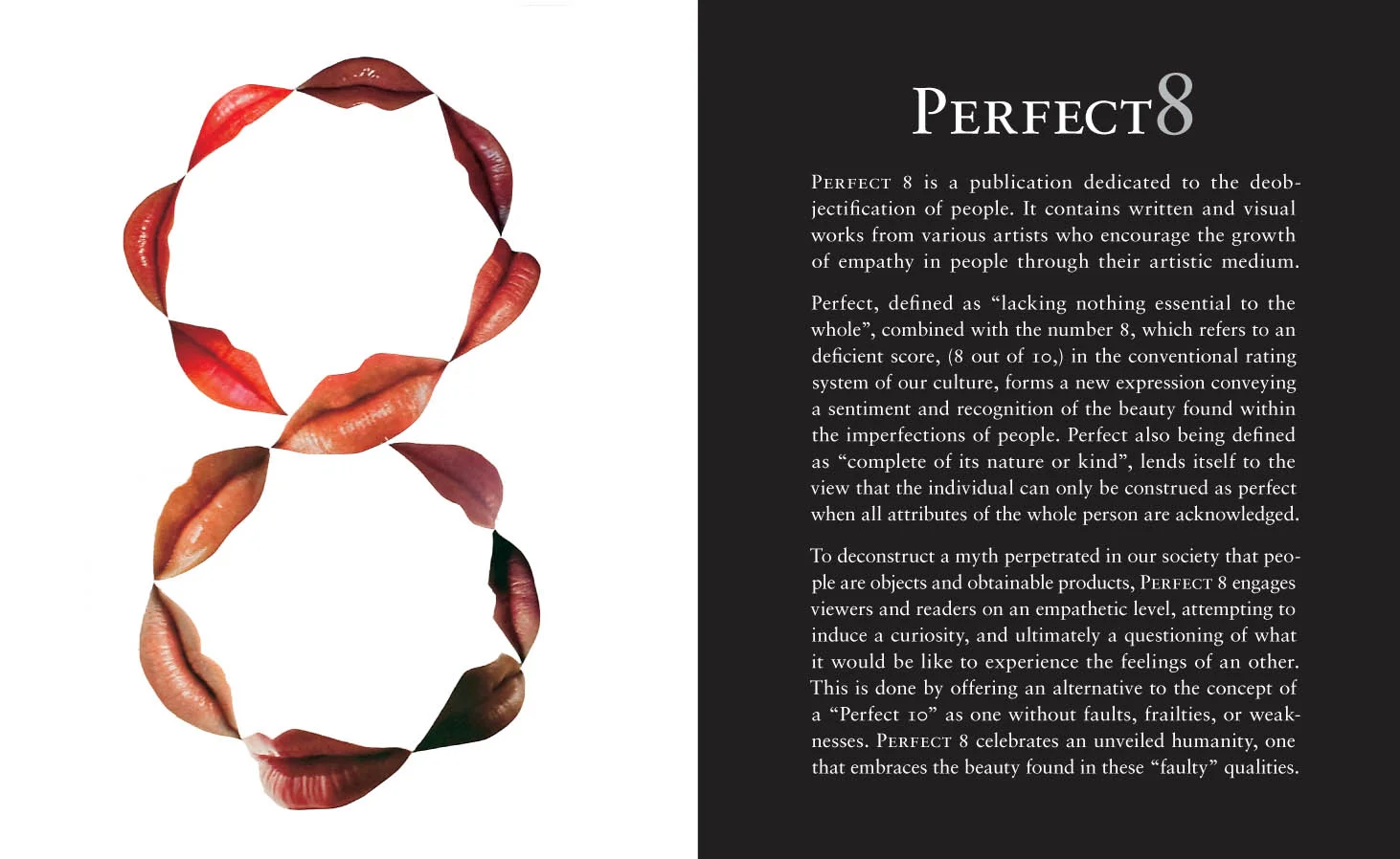 PERFECT 8 logo by Jessica Lagunas