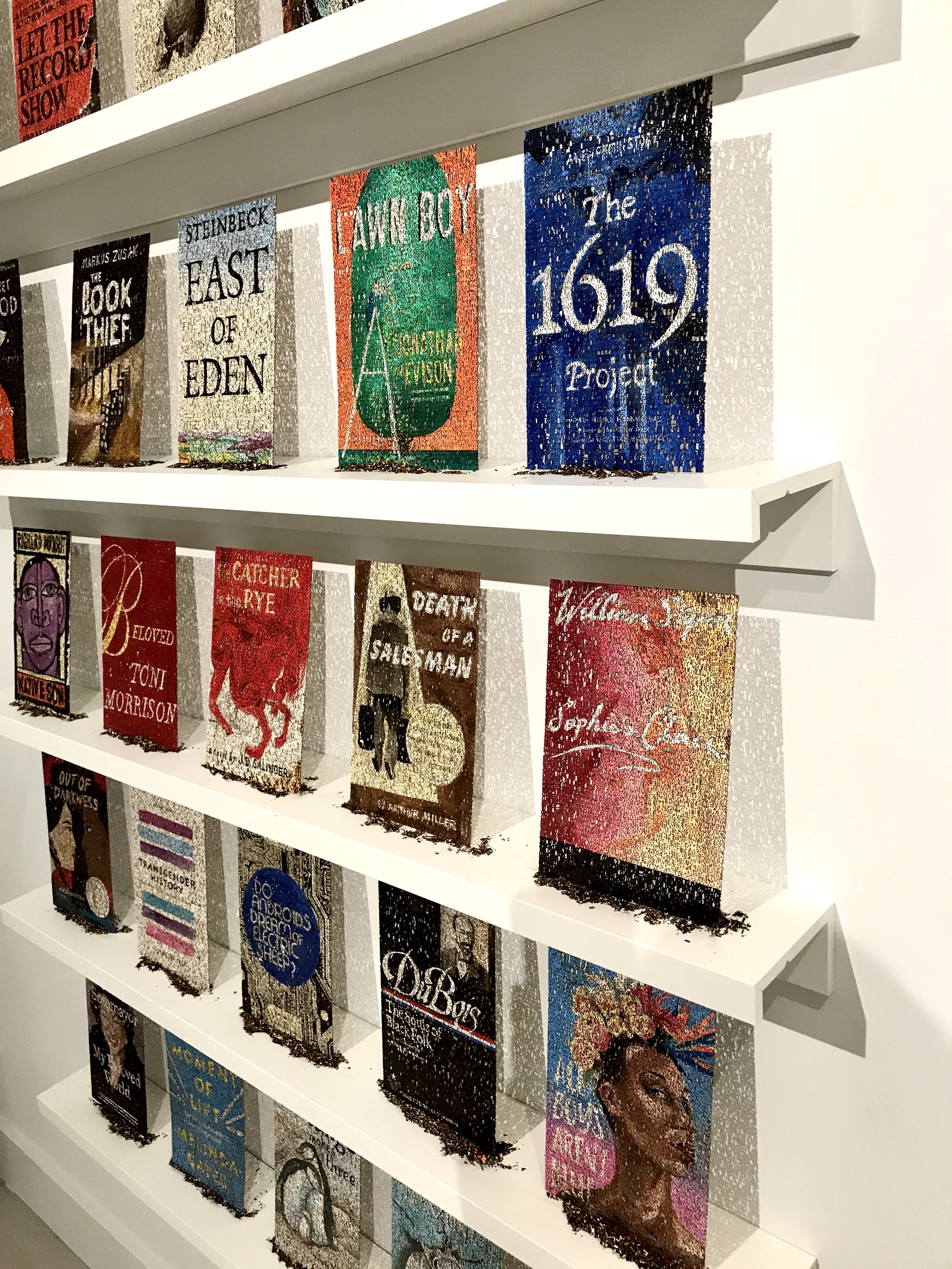  LEROY PERNELL V. FLORIDA BOARD OF GOVERNORS OF THE STATE UNIVERSITY SYSTEM &amp; ADRIANA NOVOA V. MANNY DIAZ JR, laser cut ink &amp; watercolor paintings on paper, 9 x 6 inches each ©2023 