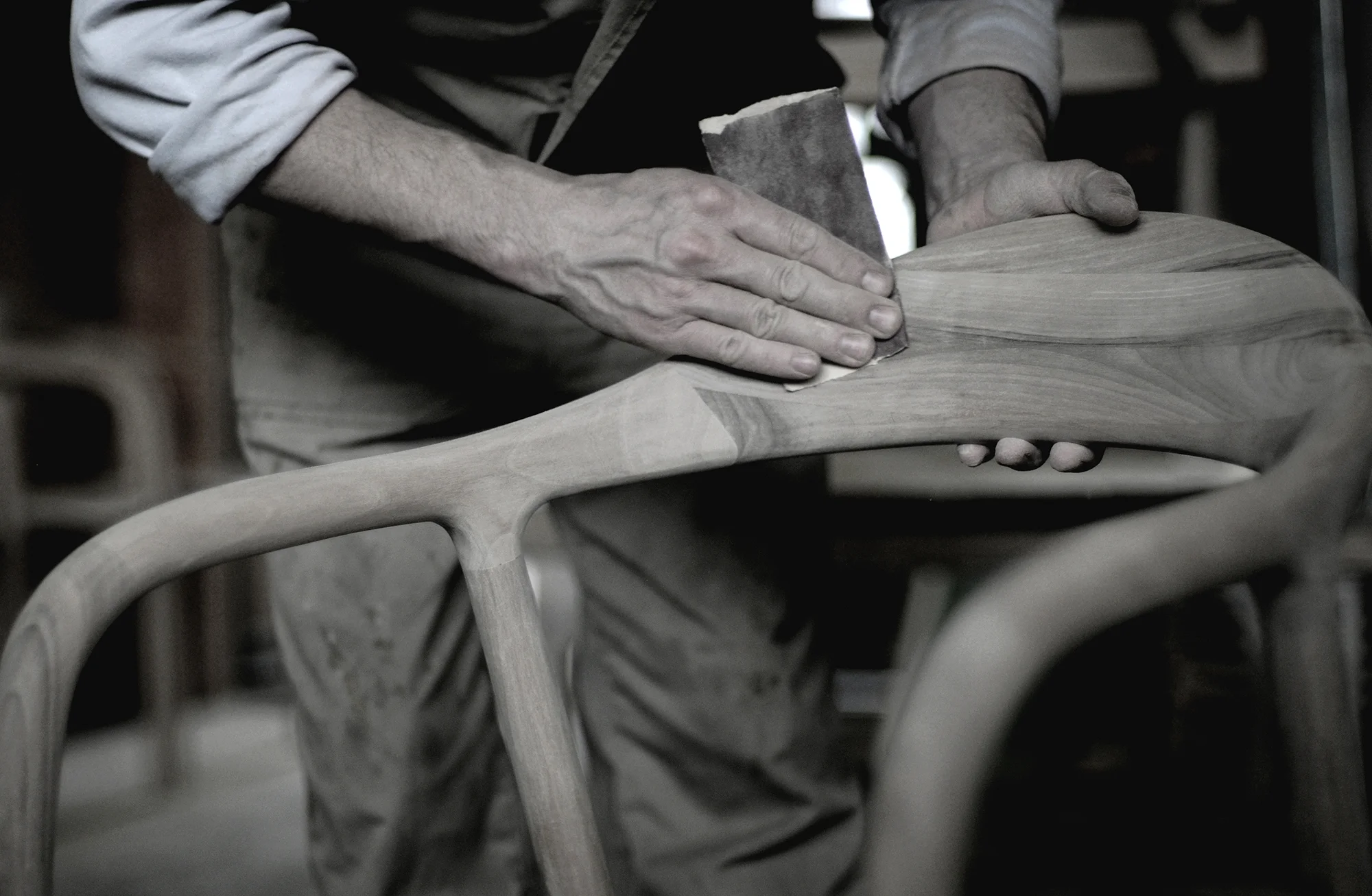Neva chair designed by Regular Company - behind the scenes