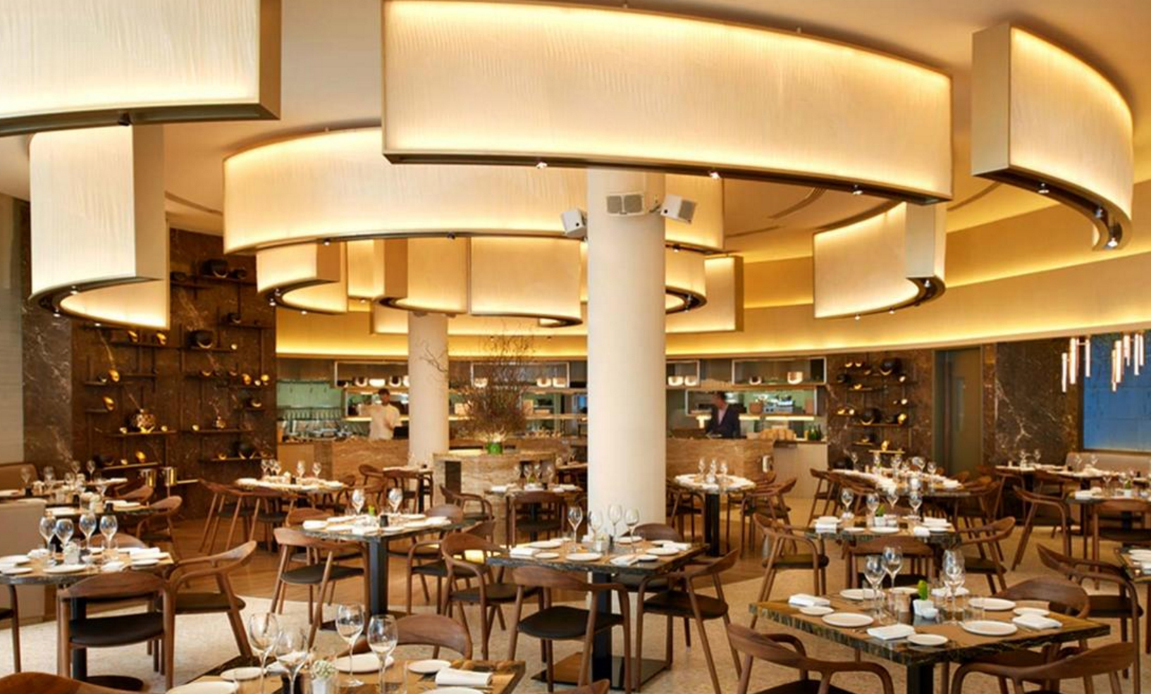 Neva chair designed by Regular Company @ Jean Georges Dubai