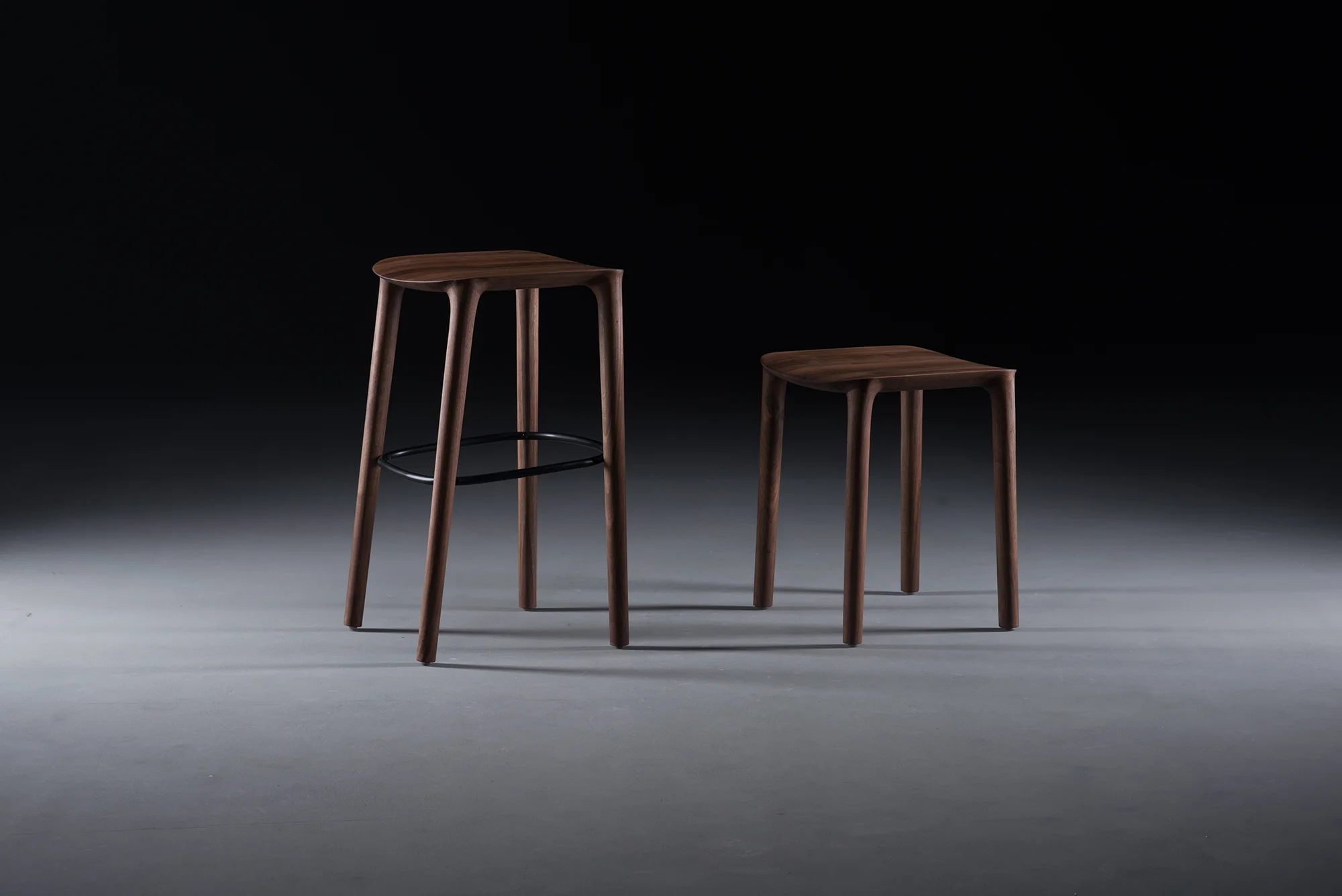 Neva bar chair and stool designed by Regular Company