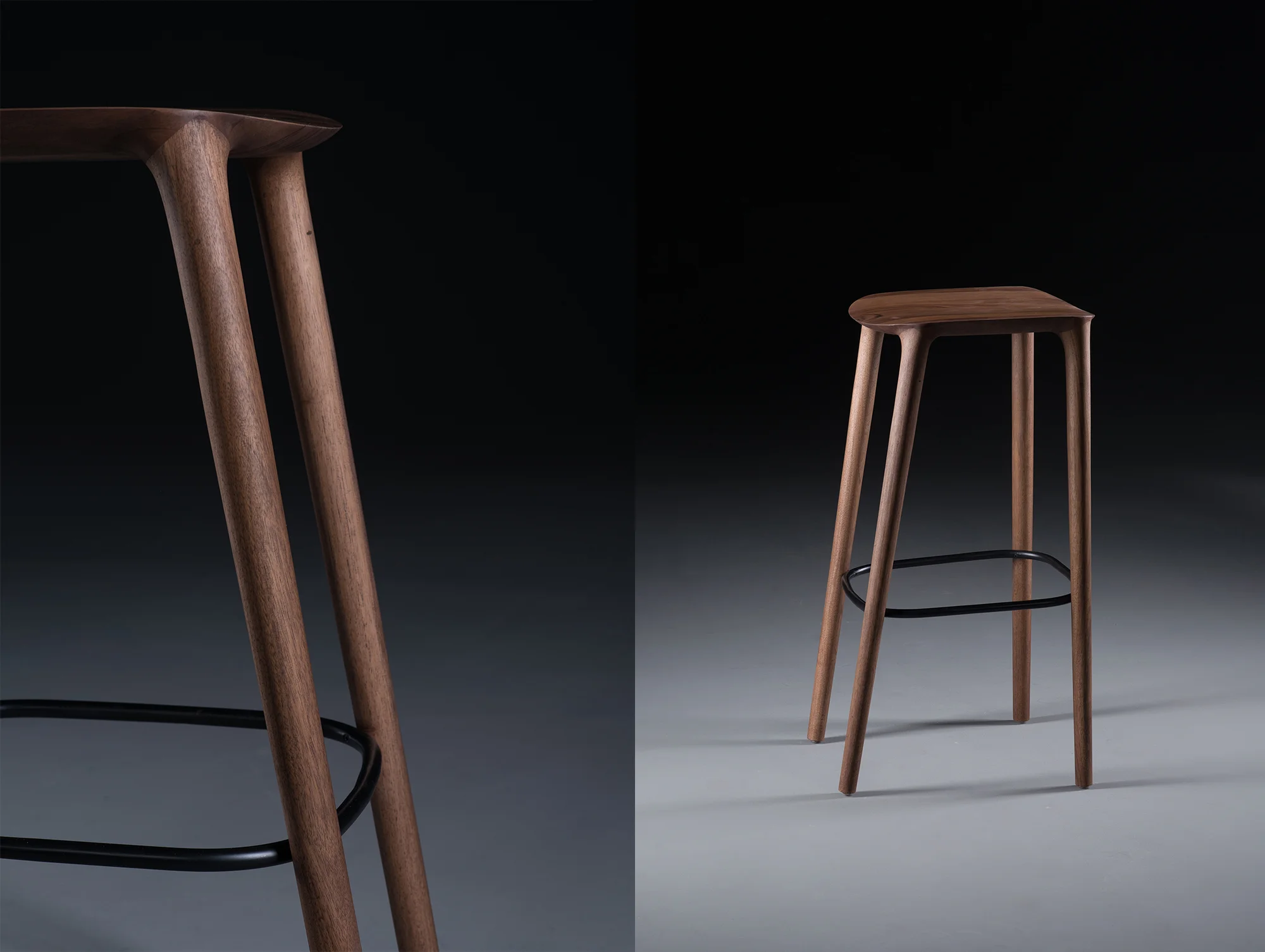 Neva bar chair designed by Regular Company