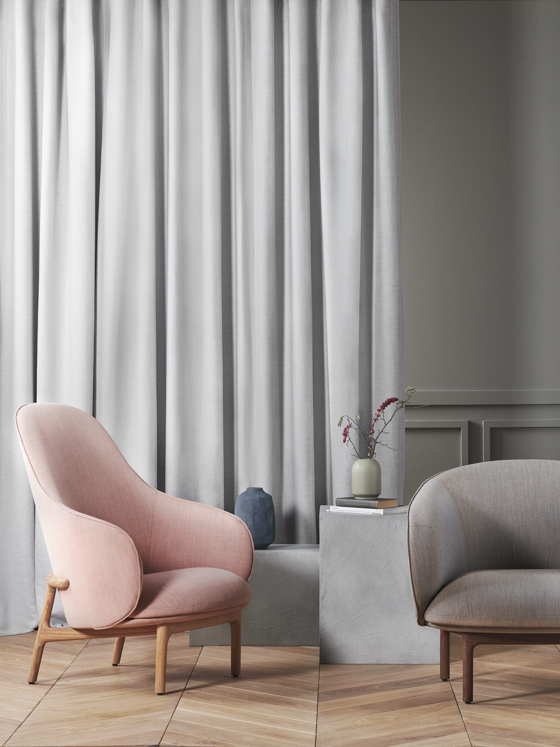 Mela lounge chair designed by Regular Company