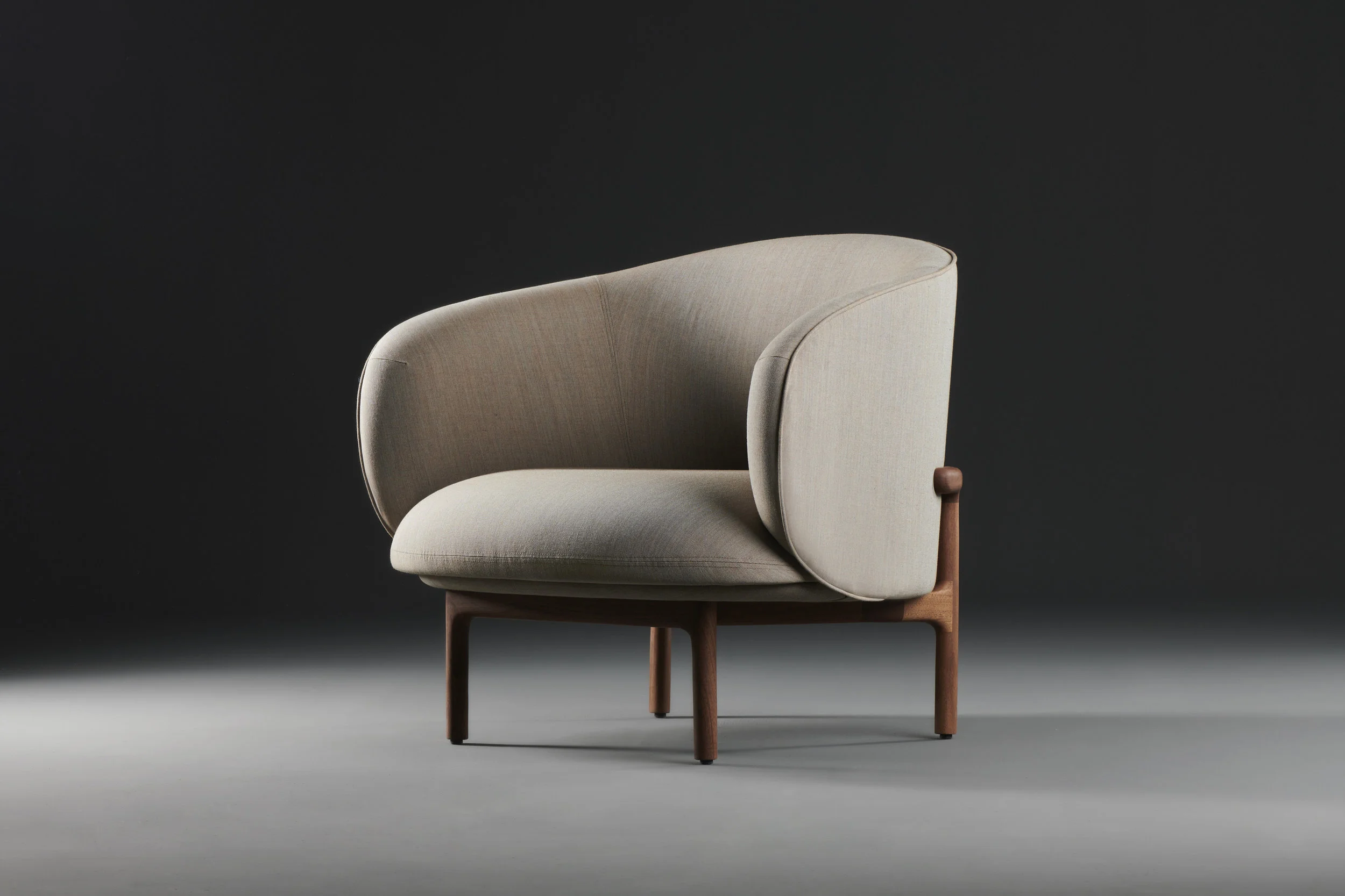 Mela armchair designed by Regular Company