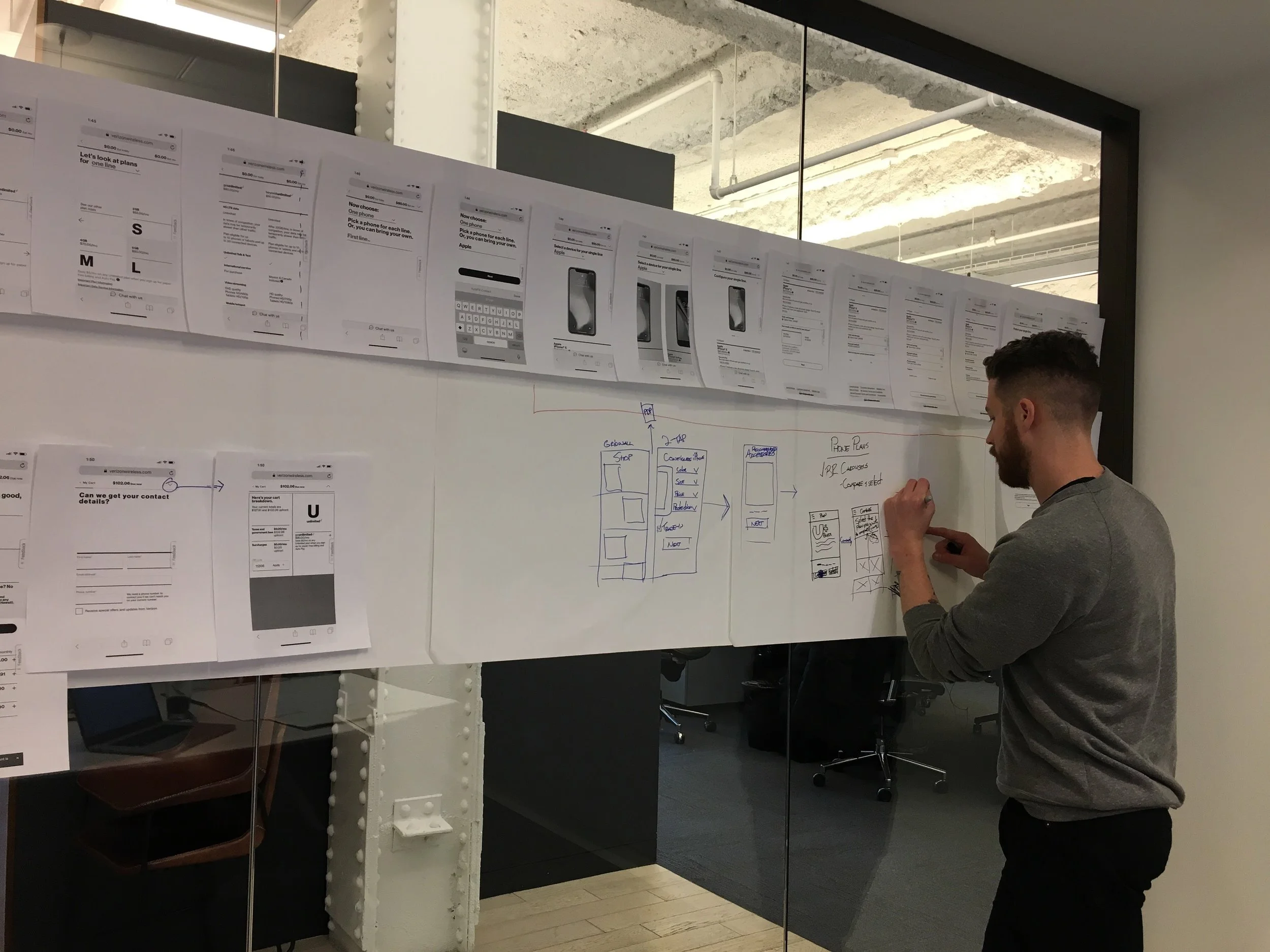 Sketching and concepting for the new plans while leveraging existing plan change flows.
