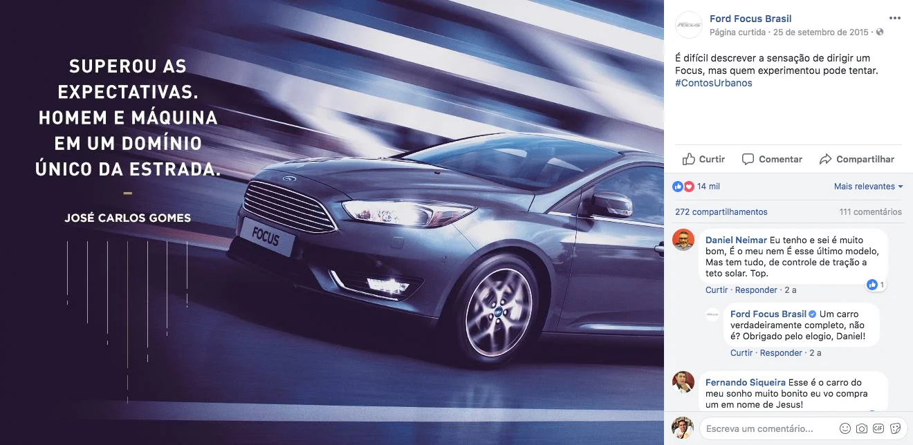 Text: “Exceeded my expectations. Man and machine in a single domain of the road."