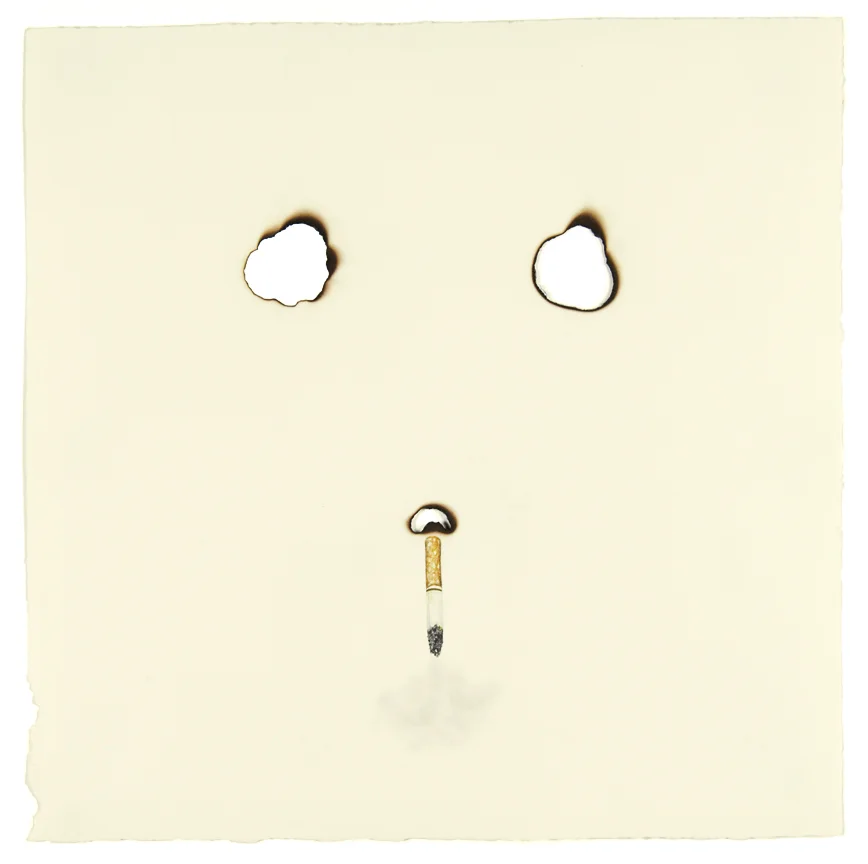 "Fag" pencil, colored pencil on paper, 15" x 15", 2007