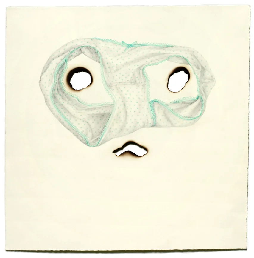 "Musk" pencil, colored pencil on paper, 15" x 15", 2007