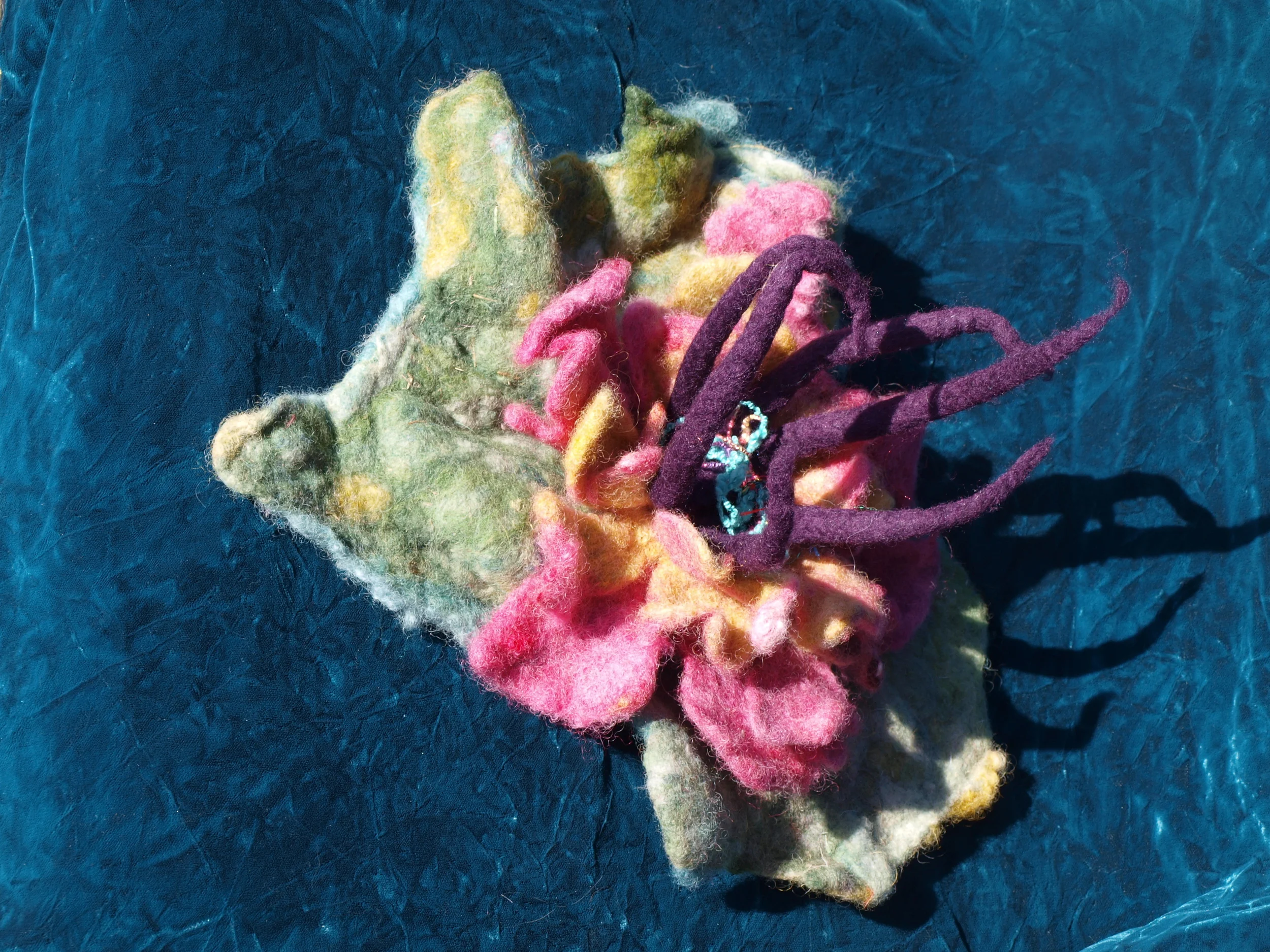 felts: felted sculpture