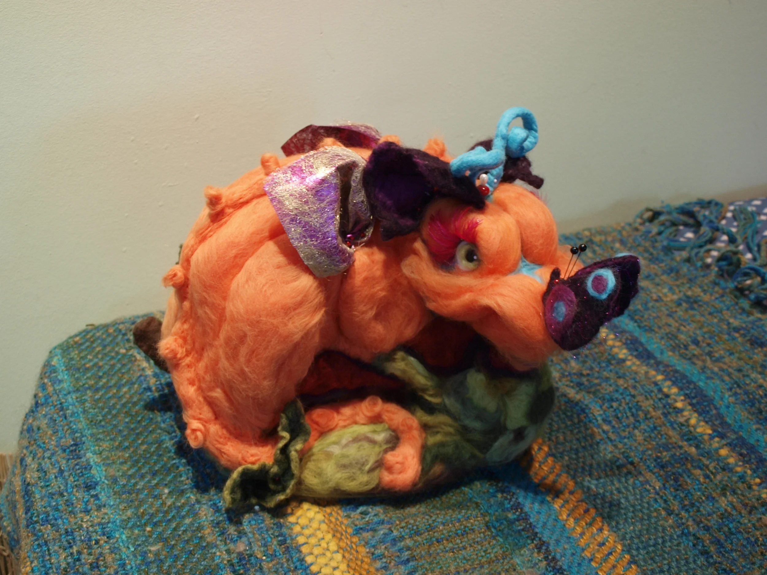 felt on styrofoam: mod